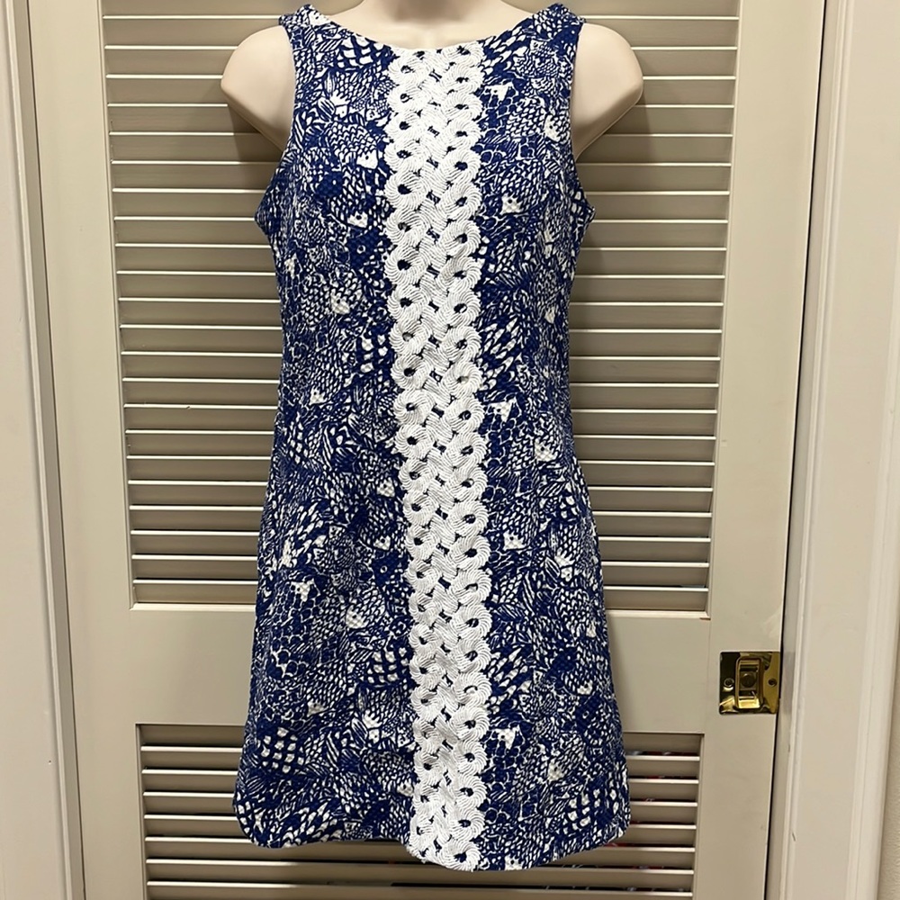 Lilly Pulitzer Navy Fish Dress